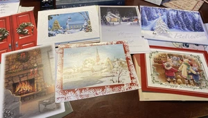 8 Vintage Habitat Hope Weihnachtskarten mit passenden Umschlägen unbenutzt - Made in UK - Bild 1 von 8