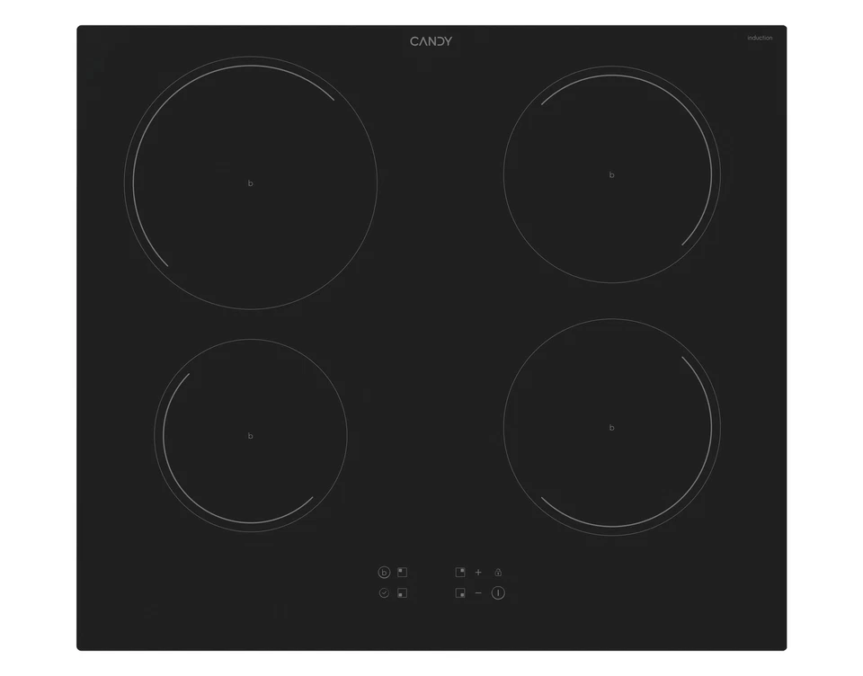 CANDY KRCDJ642 LINEA IDEA PIANO COTTURA A INDUZIONE 60CM 4 ZONE COTTURA - NERO