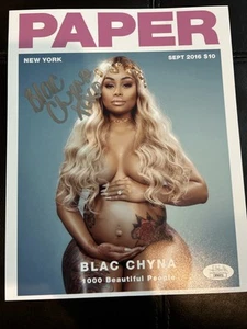 Signiertes Blac Chyna 8x10 Foto JSA zertifiziert schwanger sexy - Bild 1 von 4