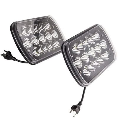 Faro LED redondo de 7" 45W para Chevy Express 1500 2500 3500 GMC Savana 1998-2012 Foto 1 de 4