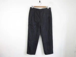 VINTAGE AQUASCUTUM Grey Wool Blend Smart Suit Trousers Turn Ups Size 34"W x 30"L - Picture 1 of 8