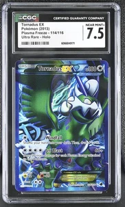 CGC 7.5 Tornadus EX 2013 Plasma Freeze 114/116 Ultra Rare Holo Pokemon Card - Picture 1 of 2