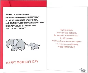 IDU Mothers Day Card,Mothers Gifts Card for Mom from Daughter ZN123 - Picture 1 of 6