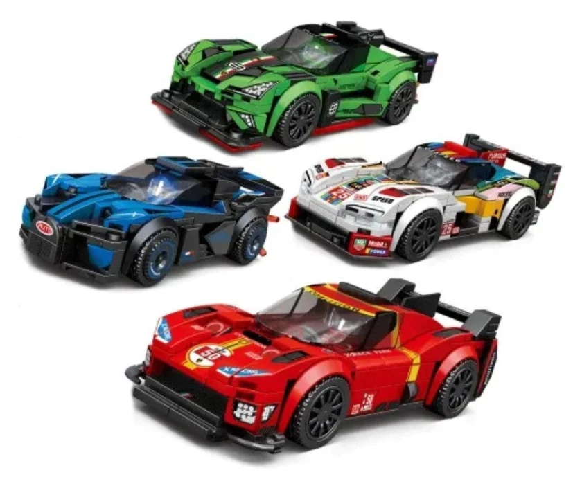 SEMBO - Racers Series - 4 Building Block Sets - Image 1 of 4