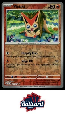 SV05: Temporal Forces #030/162 Victini Reverse Holo - Image 1 of 2