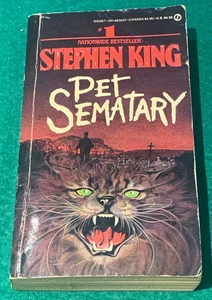 Pet Sematary by Stephen King 1st/3rd Signet Print Paperback 1984 Horror - Imagen 1 de 9