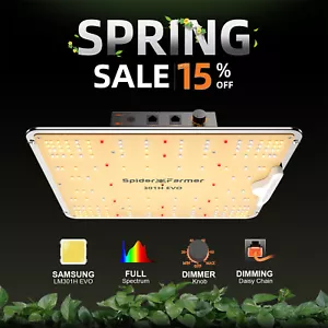 Spider Farmer SF1000EVO Samsung LM301H EVO LED Grow Light Full Spectrum Indoor - Bild 1 von 13