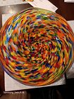 1960s Murano Millefiori Rainbow Italian Art Glass Large 16x3.5  Bowl.  1 Of 1