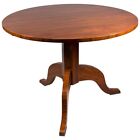 Q' Table From The 20Th Century In Antique Biedermeier Style Mahogany Veneer