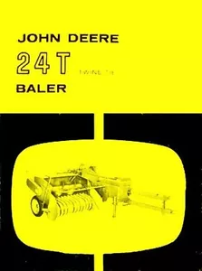 Manual de servicio para operadores de empacadoras John Deere 24T 24-T JD - Imagen 1 de 1