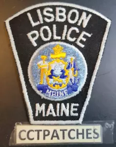LISBON, MAINE POLICE SHOULDER PATCH ME - Picture 1 of 2