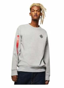 Sudadera Diesel Coca Cola Gris Jaspeado - Imagen 1 de 2