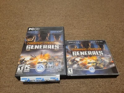 Command & Conquer Generals And Zero Hour Expansion Deluxe Ed PC 4 Disc 2003 X2 - Bild 1 von 4
