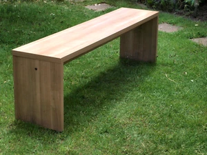 Sitzbank - Furnierholz - Robust - 160 x 35 cm - zerlegbar - Mainz - LOHNT - Bild 1 von 11
