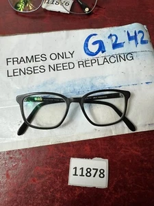 Modo MC 041  MBLK Handmade Black Eyeglasses Frames 48-18-145 Japan FRAMES ONLY - Picture 1 of 8