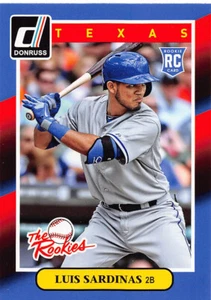 Luis Sardinas 2014 Donruss the Rookies Baseball card #61 Texas Rangers - Picture 1 of 2