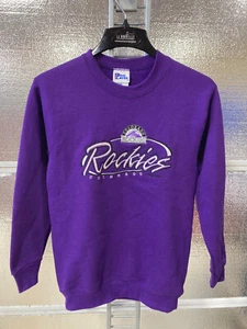 Sudadera Colorado Rockies Vintage - Juvenil L (14/16) - Jugador Profesional - 1997 EE. UU.! - Imagen 1 de 6
