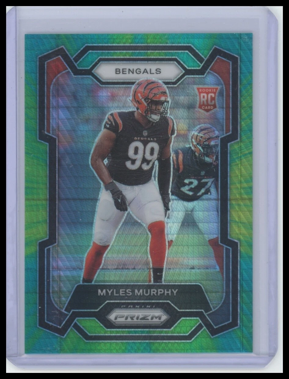 Myles Murphy 2023 Panini Prizm #320 Hyper Prizm Rookie /175 Bengals