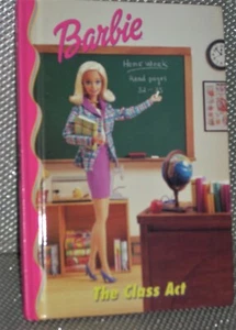 1998 Groiler Books Mattel Barbie & Friends Book Club "The Class Act" HC - Imagen 1 de 3