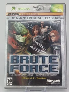 Brute Force Platinum Hits (Microsoft Xbox, 2003) Tested Video Game - Picture 1 of 5
