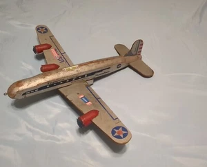 Vintage Superior Streamliner Wooden Plane w/Folding Wings - Picture 1 of 15