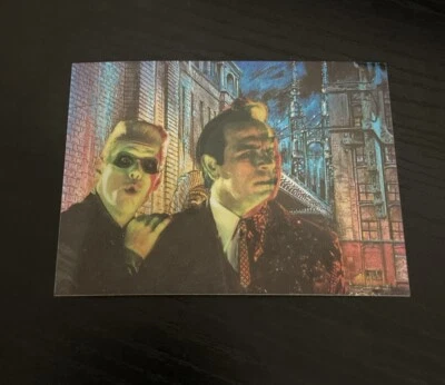 1995 Fleer Ultra BATMAN FOREVER #10 Two-Face  ANIMACTION, Chrome, Trading Card - Image 1 of 2