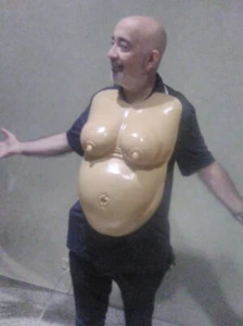 ¡DISFRAZ DE TETAS Y VIENTRE para Halloween! Fiesta de disfraces, hogar y oficina broma!! - Imagen 1 de 1