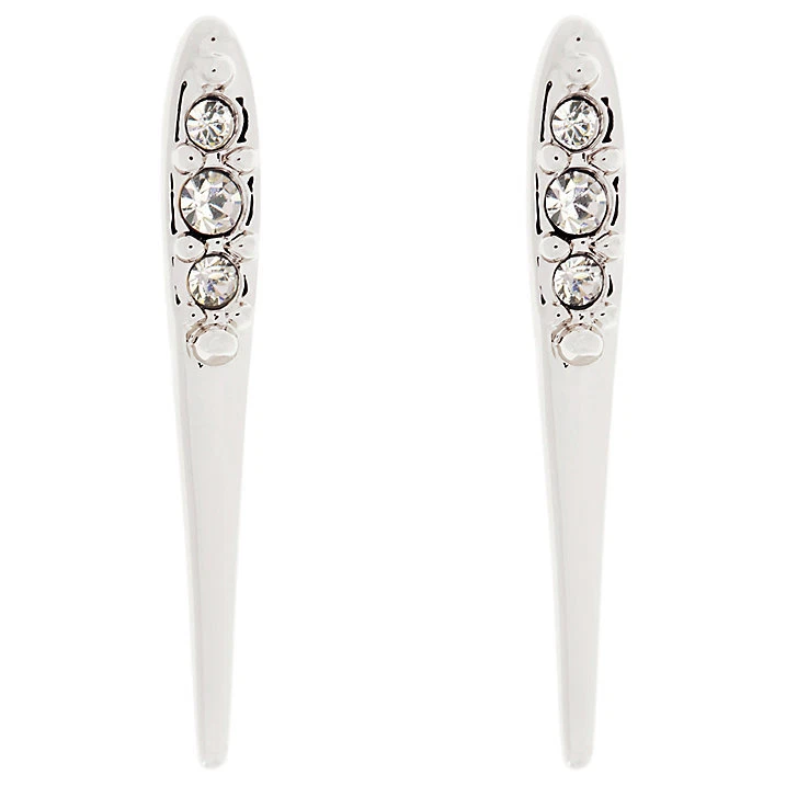 Karen Millen Animate Cristallo Swarovski Orecchini a Goccia - Immagine 1 di 1