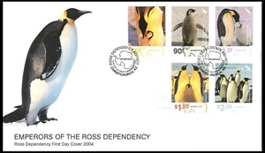 NZ 2004 ROSS DEPENDENCY EMPEROR PENGUINS FDC (VF) - Picture 1 of 1