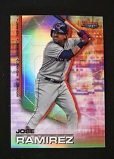 2021 Bowman's Best Base Refractor #9 Jose Ramirez - Cleveland Indians