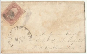 Scott # 65, usado en portada Alejandría años 1860. - Imagen 1 de 1