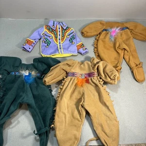 Native American Doll Clothes for 12" Doll 4 Pieces - Picture 1 of 9