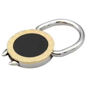 Bulgari Onyx 18k Gold Steel Keyring Key Holder - Picture 1 of 6