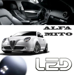 Para Alfa Romeo Mito 6 Bombillas LED Blanco Cabina Luz Techo Maletero Puertas - Bild 1 von 7