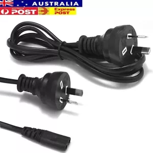 1.5M Power Cord Cable Lead 2 Pin Core Figure IEC C7 AC 250V 10A SAA - Picture 1 of 12