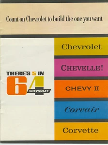 1964 Chevrolet Chevelle Impala SS Corvette Corvair Nova FL Sales Brochure - Picture 1 of 1