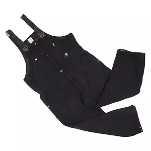 Carhartt Double-Knee Quilted Lined Workwear Herren Latzhose Schwarz XL W42 L26 - Bild 1 von 6