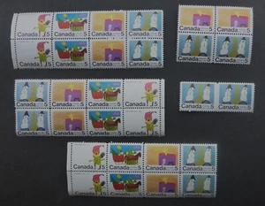 CANADA #519-23 IDENTICAL PAIRS X 15 VF NH** CHILDRENS PAINTING C CAN.SHIP $1.99 - Picture 1 of 1
