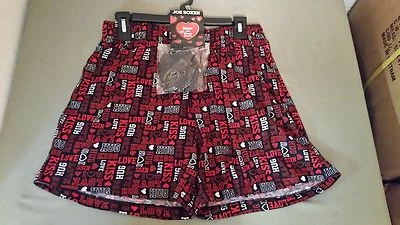 new joe boxer mens kiss hug love boxer shorts with sleep mask   - Image 1 of 2