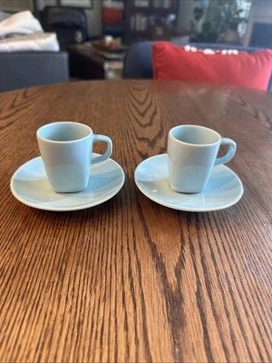 IKEA 365+ Susan Pryke Espresso Demitasse Juego de Platillos Turquesa/Azul 13286 Foto 1 de 4