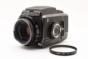 *Neuwertig* Late Zenza Bronica S2A Black NIKKOR-P f/2.8 75mm Film Camera Japan #4272 - Bild 1 von 16