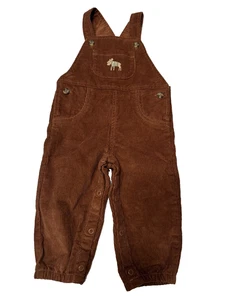 Bebé Niño 12 Meses Otoño Invierno Carters MOOSE Marrón Pana Mono Una Pieza - Imagen 1 de 9