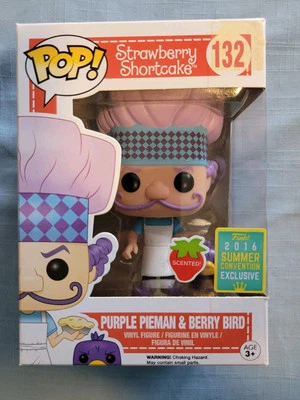 Funko Pop! Strawberry Shortcake Purple Pieman & Berry Bird #132 Summer Conv 2016 - image 1 of 4