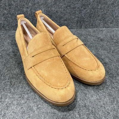 COLE HAAN Stassi Penny Loafer Women's Size US 8.5 B Biscuit Suede - Image 1 of 4