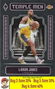 LeBron James 2023-24 Panini Phoenix #2 Temple Men Los Angeles Lakers 008637 - Imagen 1 de 2