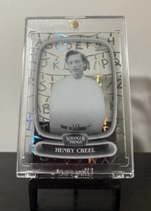 Henry Creel Vecna Topps Stranger Things High Tek Black Printer 1/1 Xmas Lights - Picture 1 of 2