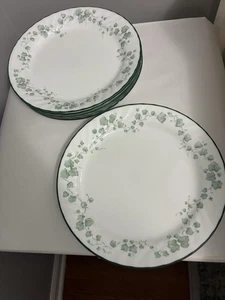 8er SET CORELLE CALLAWAY SPEISETELLER 10 1/8" EFEU - Bild 1 von 1