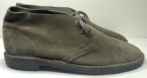 J Crew MacAlister Suede Chukka Boots Mens 11 Made In Italy Tan Lace-Up Casual - Picture 1 of 11