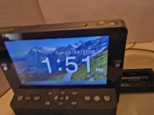 Sony Dream Machine  ICF-CL75iP 7" LCD Screen Clock Radio & iPod Dock New Battery - Picture 1 of 10