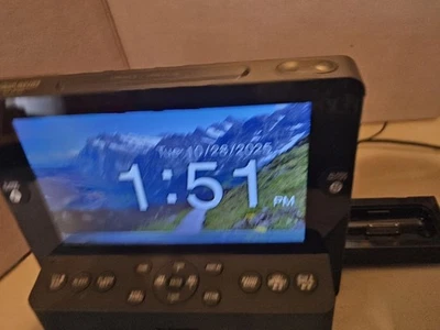 Sony Dream Machine  ICF-CL75iP 7" LCD Screen Clock Radio & iPod Dock New Battery - Image 1 of 4